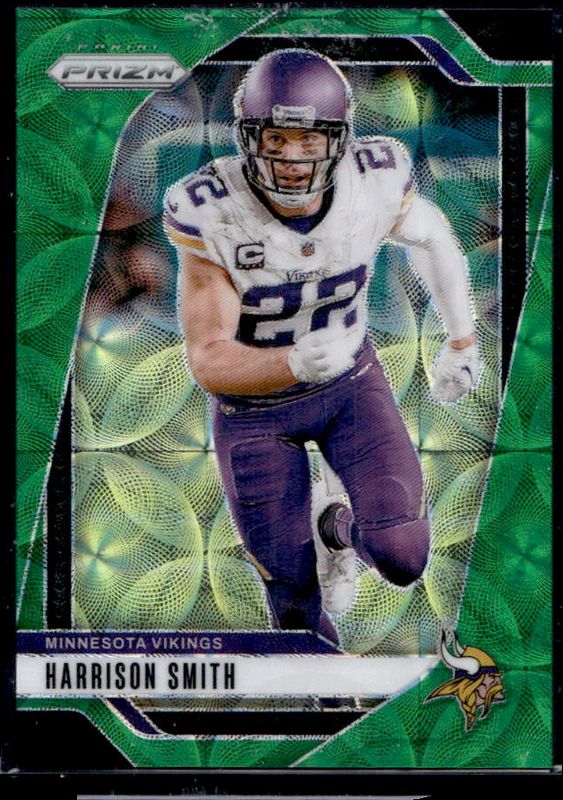Harrison Smith 2024 Prizm #190 Green Scope /75 RAW