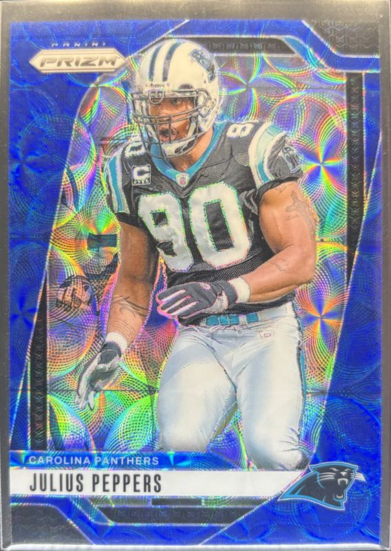 Julius Peppers 2024 Prizm #43 Choice Blue /14 RAW