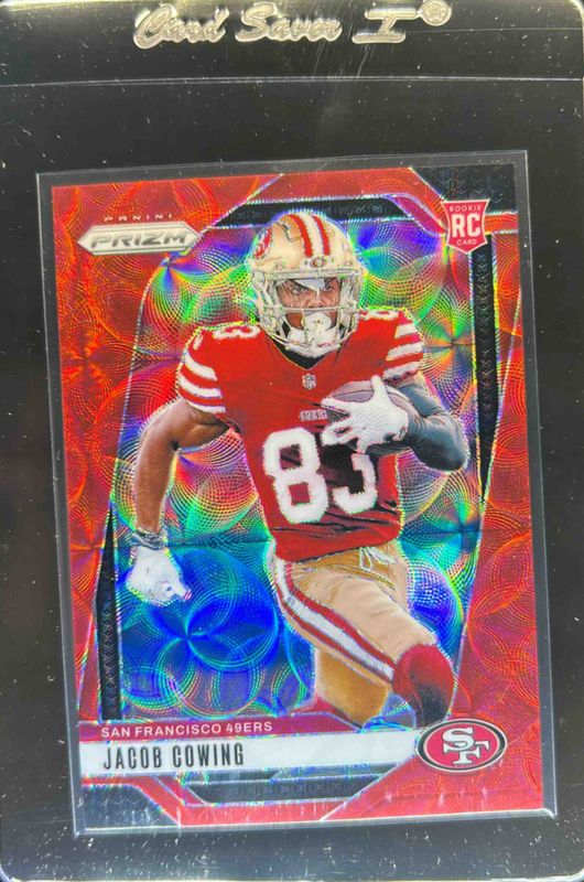 Jacob Cowing 2024 Prizm #335 Choice Red /20 Rookie RAW
