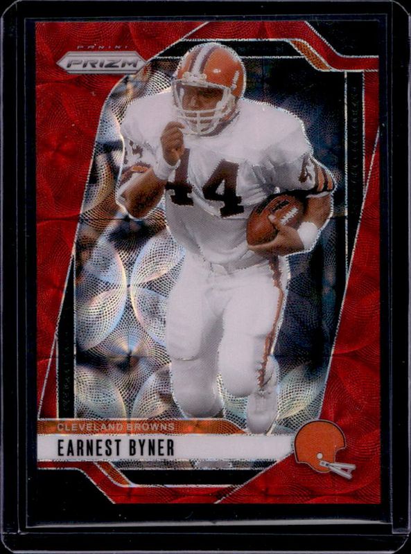 Earnest Byner 2024 Prizm #70 Choice Red /20 RAW