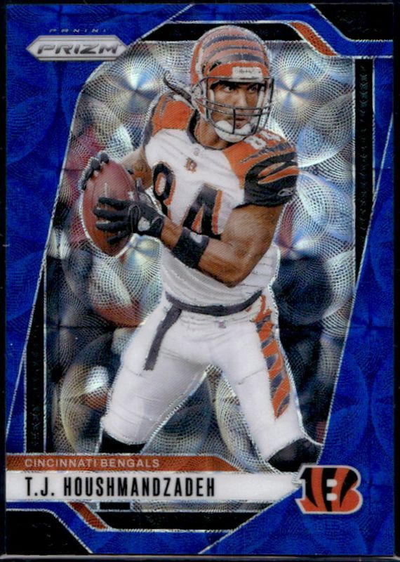 TJ Houshmandzadeh 2024 Prizm #63 Choice Blue /14 RAW