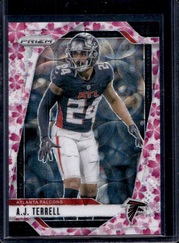 AJ Terrell 2024 Prizm #15 Choice Cherry Blossom /15 RAW