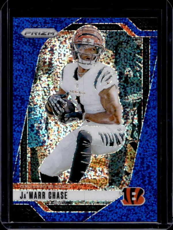 Ja'Marr Chase 2024 Prizm #57 Blue Sparkle /96 RAW