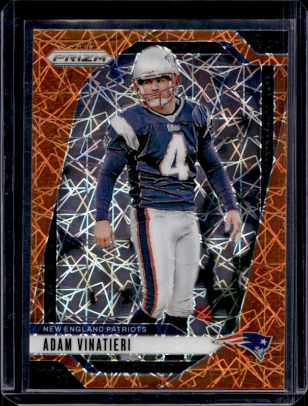 Adam Vinatieri 2024 Prizm #199 Lazer RAW