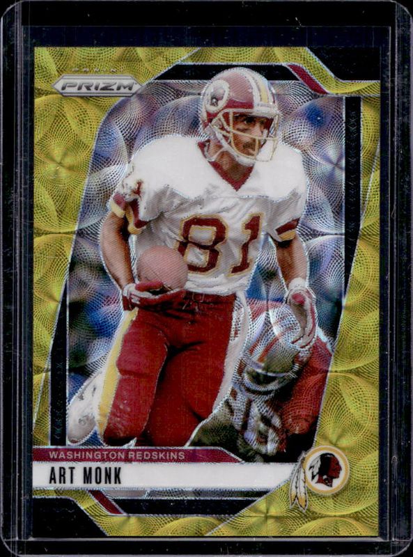 Art Monk 2024 Prizm #294 Choice Gold /10 RAW