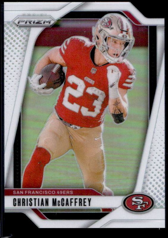 Christian McCaffrey 2024 Prizm #250 White /35 RAW