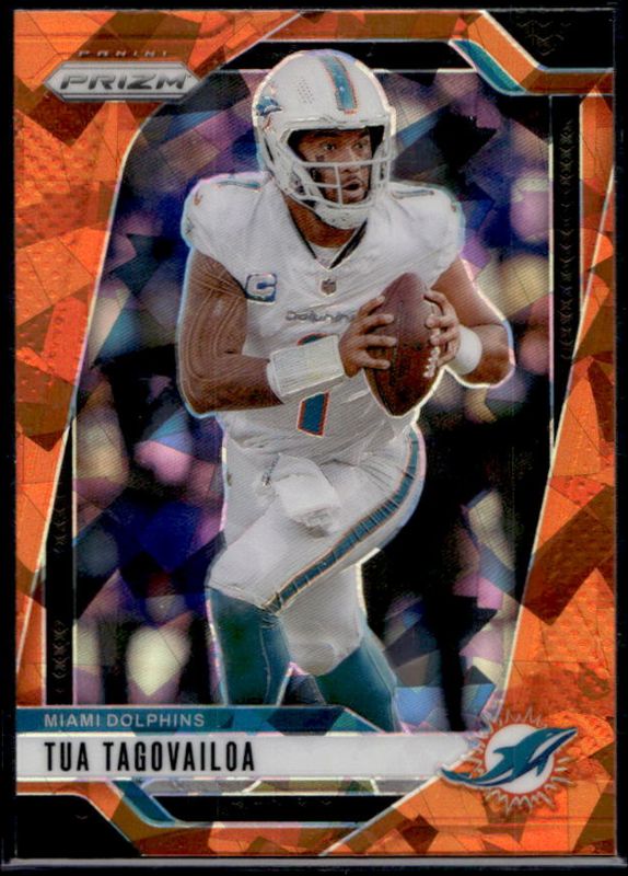 Tua Tagovailoa 2024 Prizm #175 Orange Ice RAW