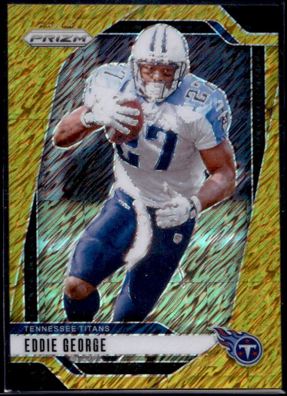 Eddie George 2024 Prizm #285 Gold Shimmer /10 RAW