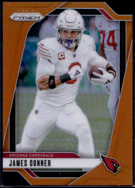 James Conner 2024 Prizm #2 Orange /249 RAW
