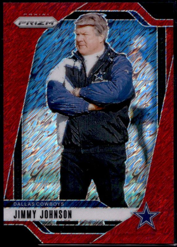 Jim Johnson 2024 Prizm #82 Red Shimmer /35 RAW