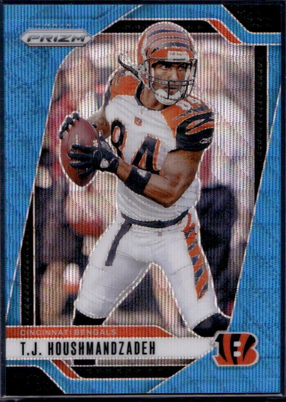 TJ Houshmandzadeh 2024 Prizm #63 Blue Wave /230 RAW
