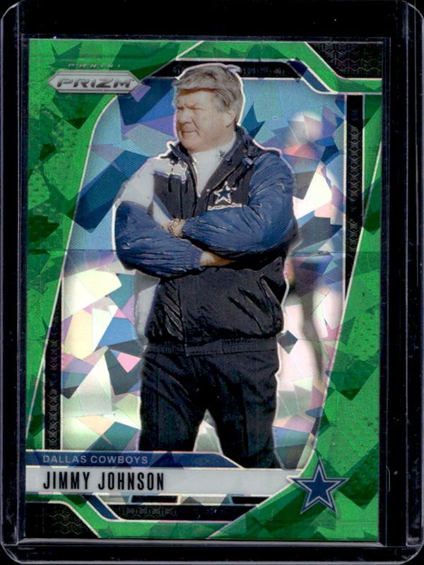 Jim Johnson 2024 Prizm #82 Green Ice RAW