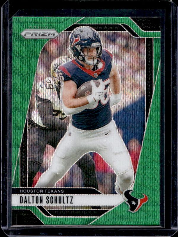Dalton Schultz 2024 Prizm #115 Green Wave RAW