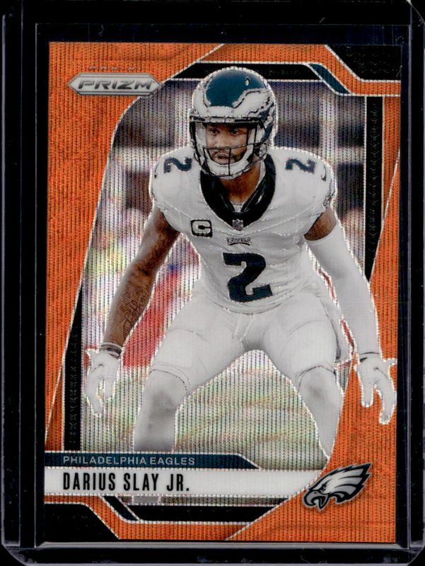 Darius Slay 2024 Prizm #235 Orange Wave /60 RAW