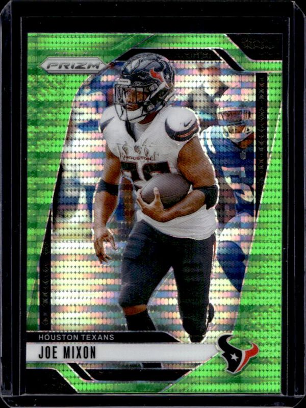 Joe Mixon 2024 Prizm #112 Neon Green Pulsar RAW