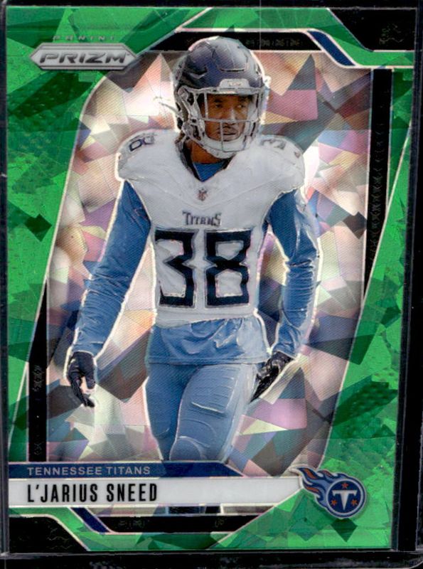 L'Jarius Sneed 2024 Prizm #283 Green Ice RAW