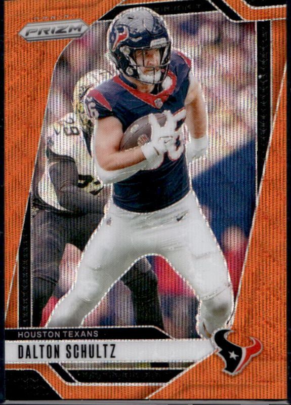 Dalton Schultz 2024 Prizm #115 Orange Wave /60 RAW