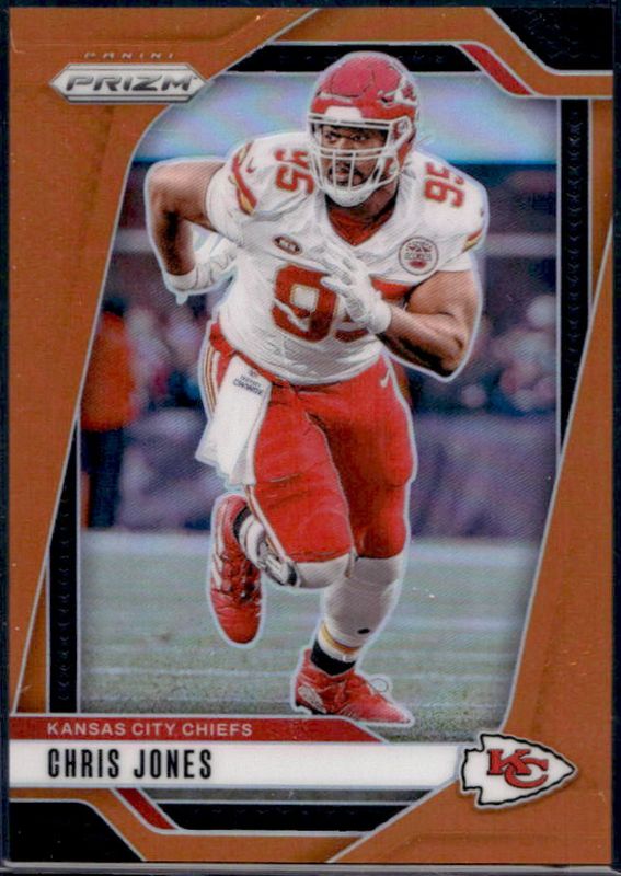 Chris Jones 2024 Prizm #143 Orange /249 RAW