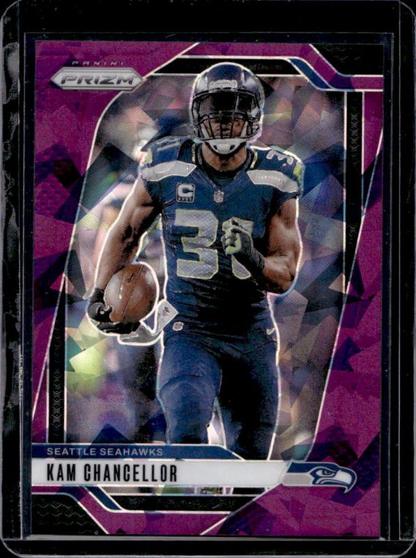 Kam Chancellor 2024 Prizm #266 Purple Ice /225 RAW