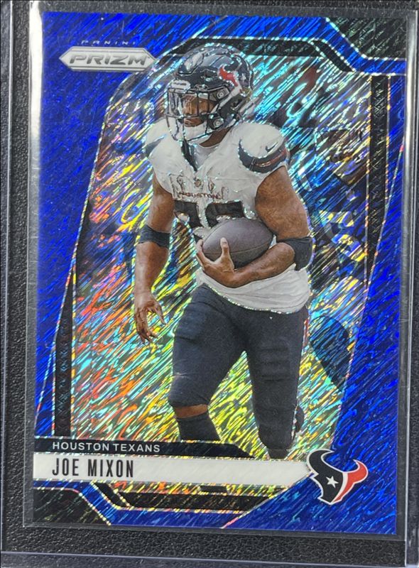 Joe Mixon 2024 Prizm #112 Blue Shimmer /25 RAW