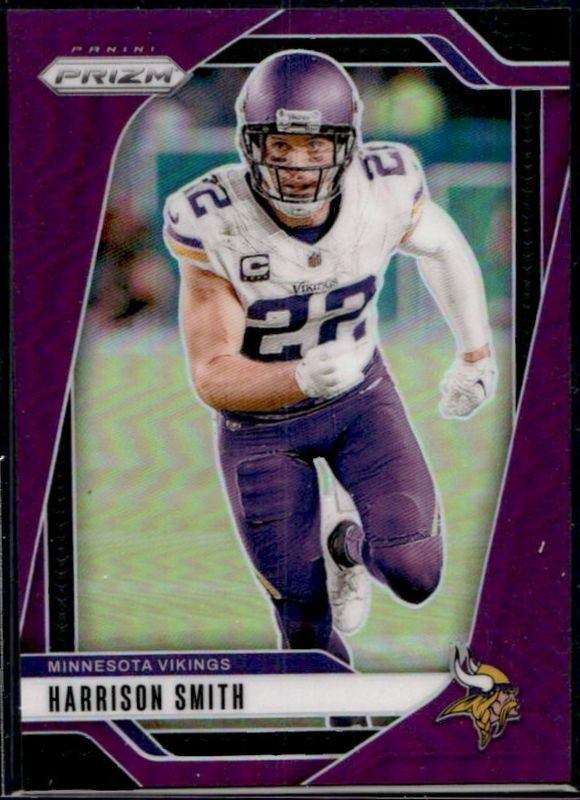 Harrison Smith 2024 Prizm #190 Purple /125 RAW