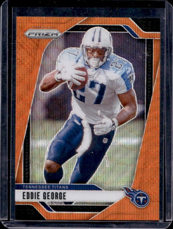 Eddie George 2024 Prizm #285 Orange Wave /60 RAW
