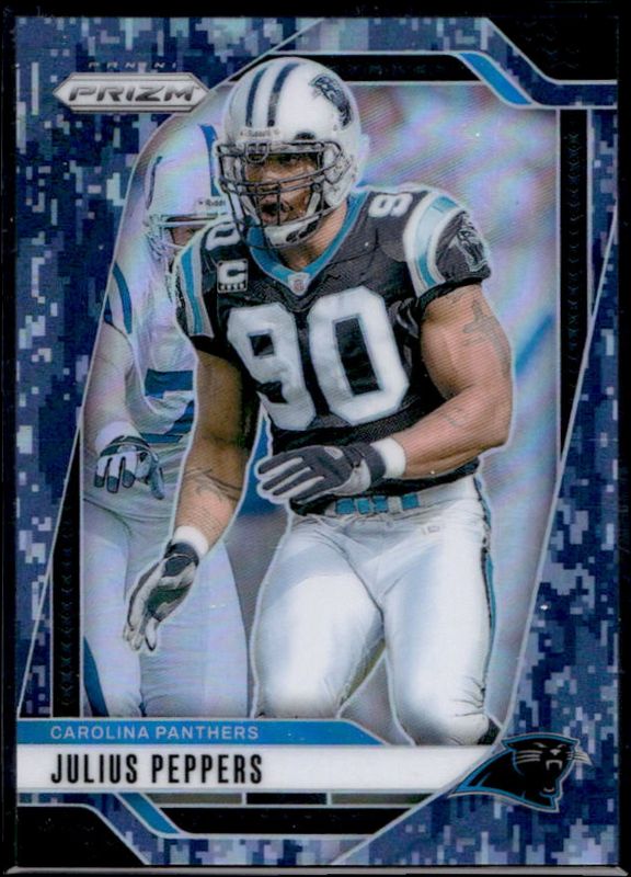 Julius Peppers 2024 Prizm #43 Navy Camo /25 RAW