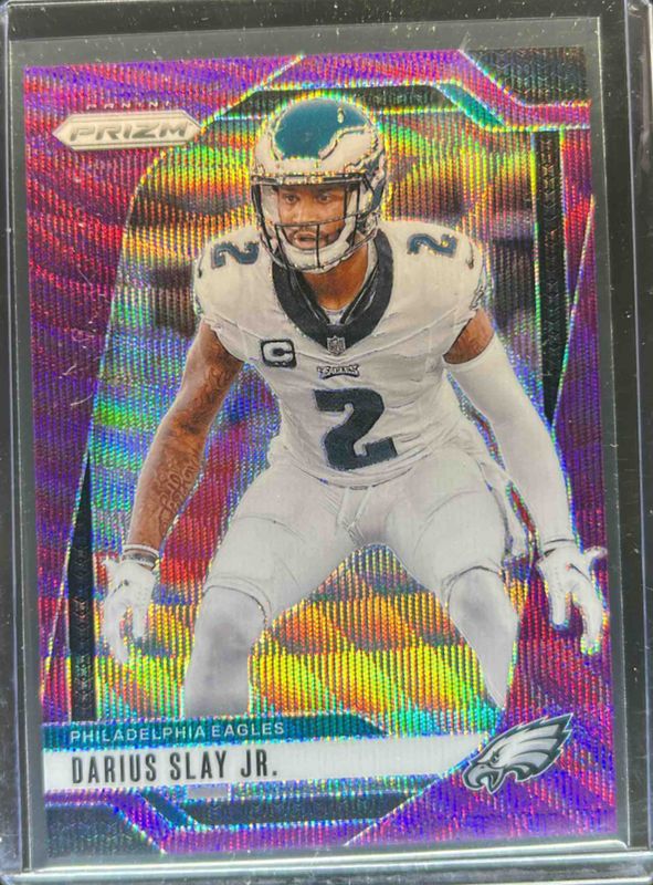 Darius Slay 2024 Prizm #235 Purple Wave /99 RAW