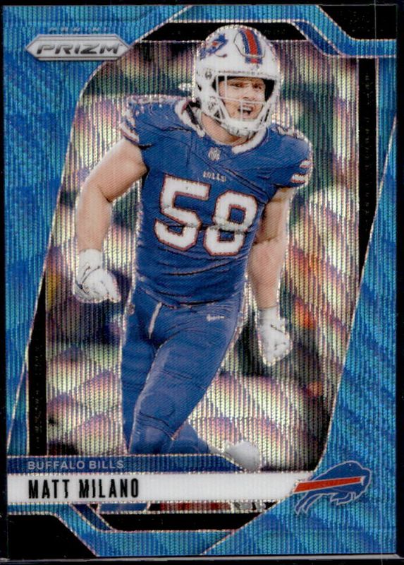 Matt Milano 2024 Prizm #33 Blue Wave /230 RAW