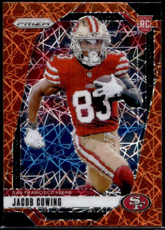 Jacob Cowing 2024 Prizm #335 Lazer Rookie RAW