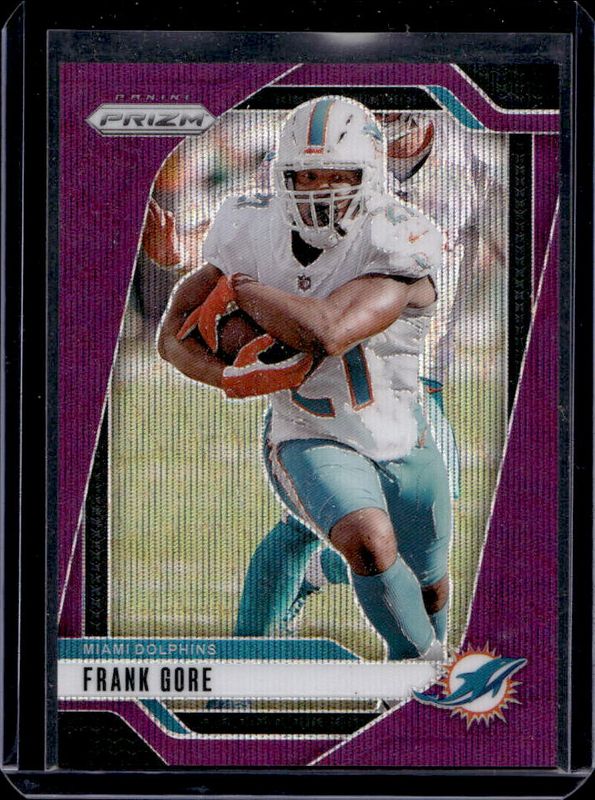 Frank Gore 2024 Prizm #184 Purple Wave /99 RAW