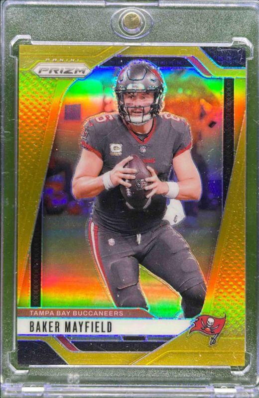 Baker Mayfield 2024 Prizm #268 Gold /10 RAW