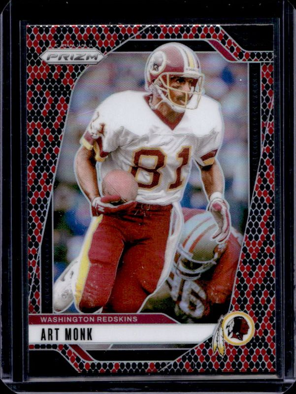 Art Monk 2024 Prizm #294 Snakeskin /(SSP) RAW