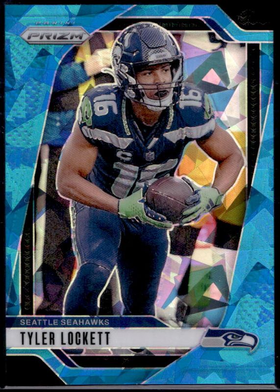 Tyler Lockett 2024 Prizm #262 Blue Ice /99 RAW