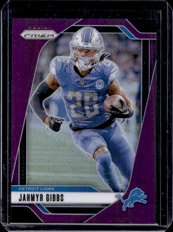 Jahmyr Gibbs 2024 Prizm #93 Purple /125 Price Guide - Sports Card