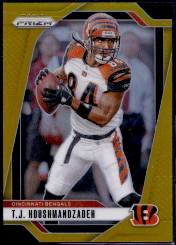 TJ Houshmandzadeh 2024 Prizm #63 Gold /10 RAW