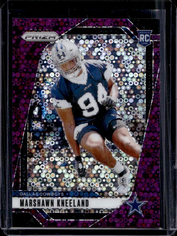 Marshawn Kneeland 2024 Prizm #373 No Huddle Purple /49 Rookie RAW