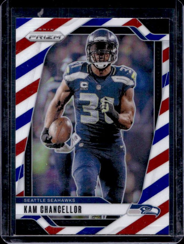 Kam Chancellor 2024 Prizm #266 Red White Blue RAW
