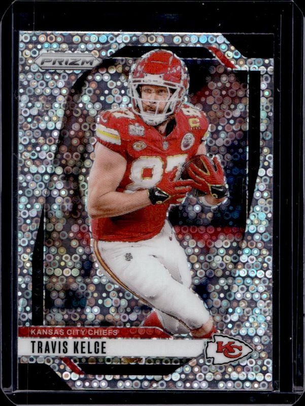 Travis Kelce 2024 Prizm #140 No Huddle RAW