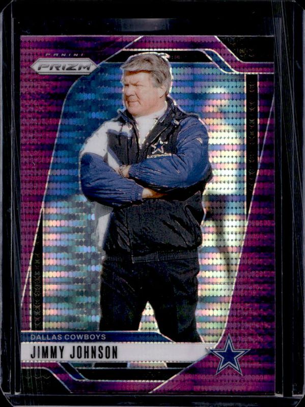 Jim Johnson 2024 Prizm #82 Purple Pulsar RAW