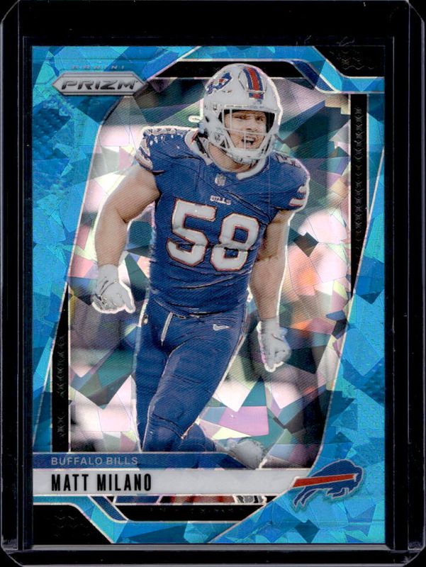 Matt Milano 2024 Prizm #33 Blue Ice /99 RAW