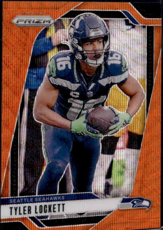 Tyler Lockett 2024 Prizm #262 Orange Wave /60 RAW