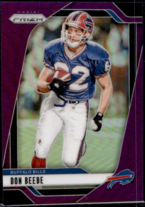 Don Beebe 2024 Prizm #35 Purple /125 RAW