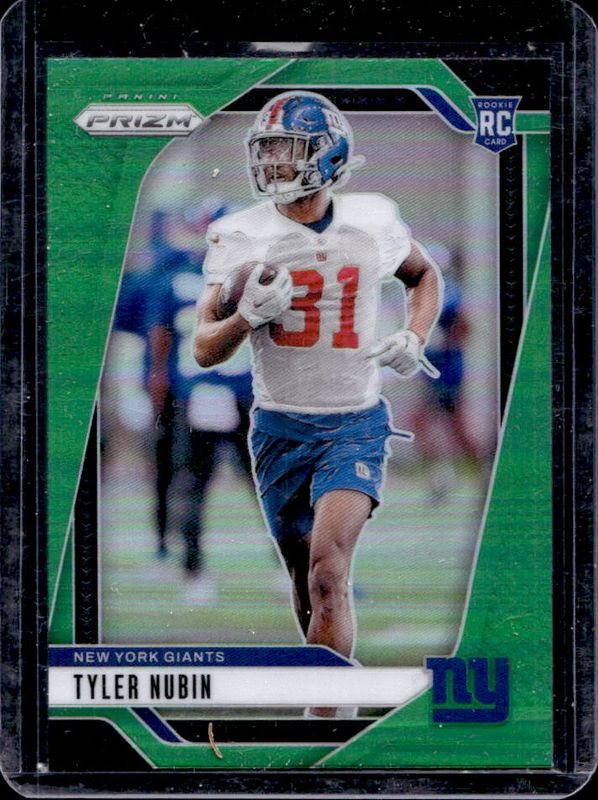 Tyler Nubin 2024 Prizm #395 Green Rookie RAW