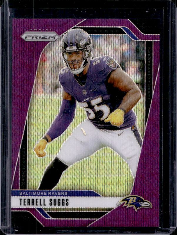 Terrell Suggs 2024 Prizm #26 Purple Wave /99 RAW