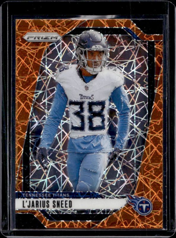 L'Jarius Sneed 2024 Prizm #283 Lazer RAW