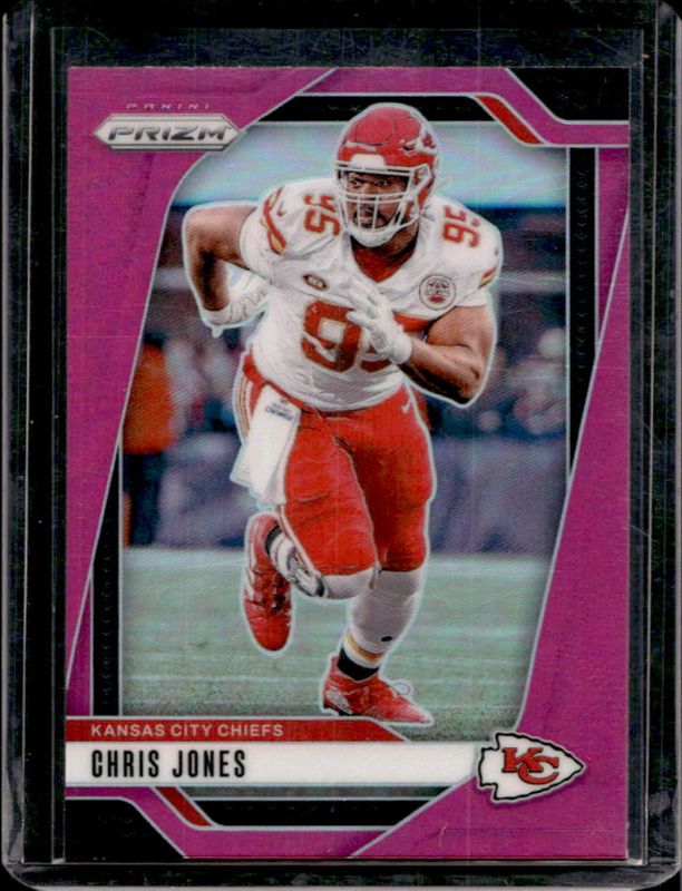 Chris Jones 2024 Prizm #143 Pink RAW