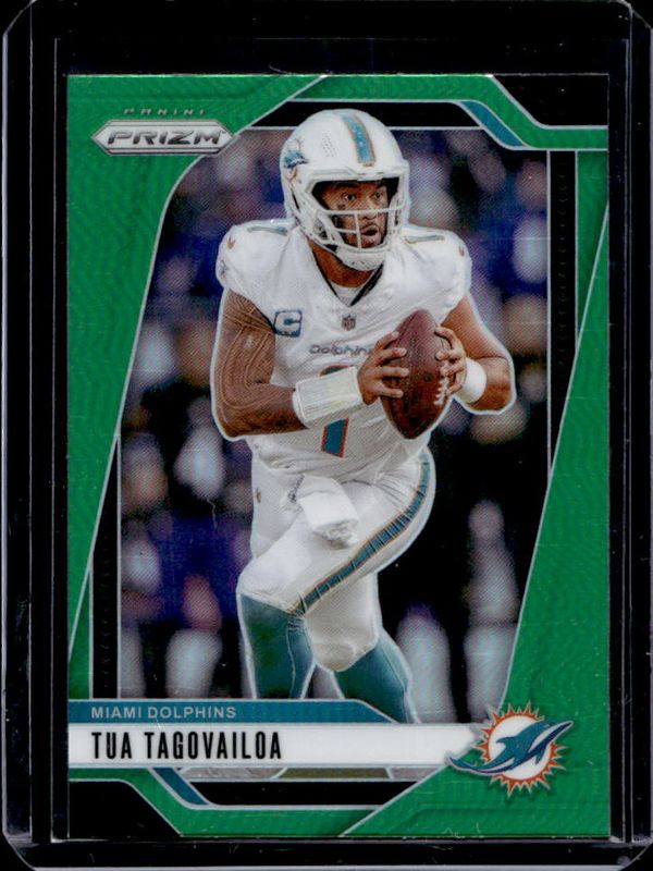 Tua Tagovailoa 2024 Prizm #175 Green RAW