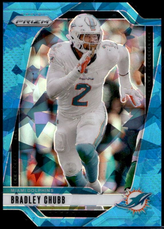 Bradley Chubb 2024 Prizm #181 Blue Ice /99 RAW