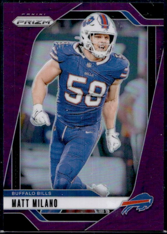 Matt Milano 2024 Prizm #33 Purple /125 RAW
